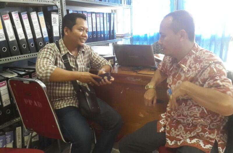 Kepala BKD diwawancara
