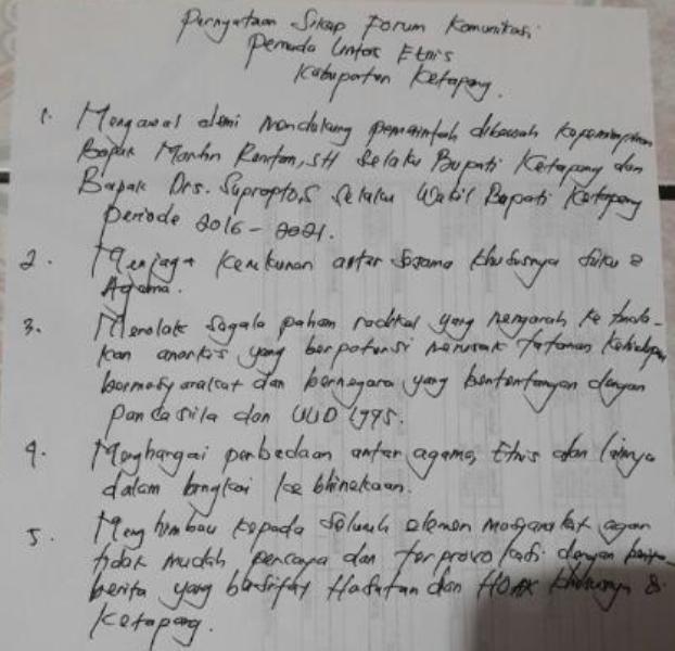 Pernyataan Sikap 1