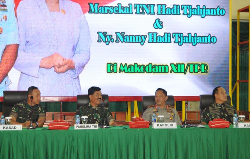Panglima TNI dan Kapolri