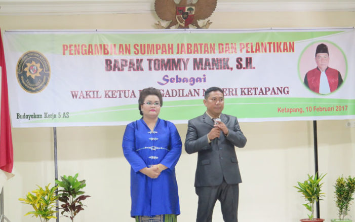 Usai Dilantik, Tommy Komitmen Fokus Jalankan Tugas