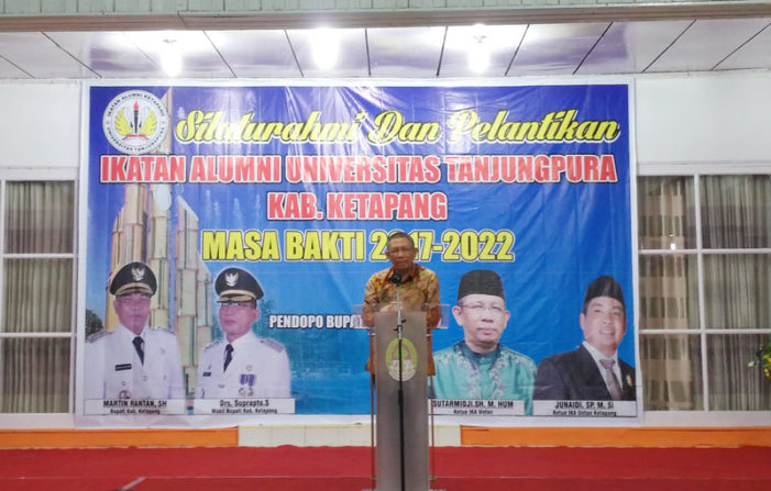 Pesan Sutarmidji Dipelantikan IKA Ketapang