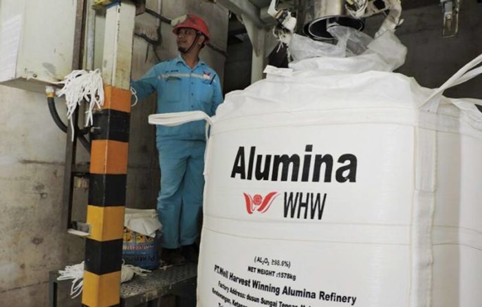 WHW AR Ekspor 600 Ribu Ton ALUMINA