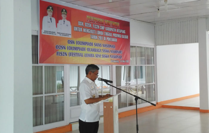 Bupati Lepas Kontingen OSN, OS2N dan FLS2N Ketapang