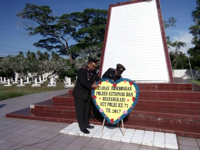 Ziarah Makam Pahlawan, Sambangi Pensiunan Polri di Hut Bhayangkara Ke – 71