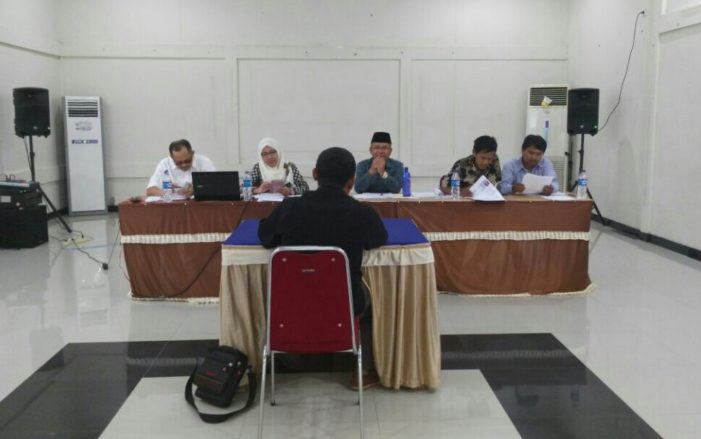 Calon Anggota Panwas Zona II di Test Wawancara