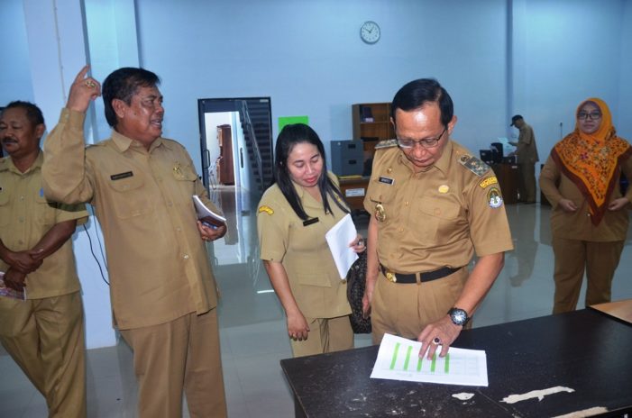 Wabup Suprapto Sidak Kesejumlah Dinas