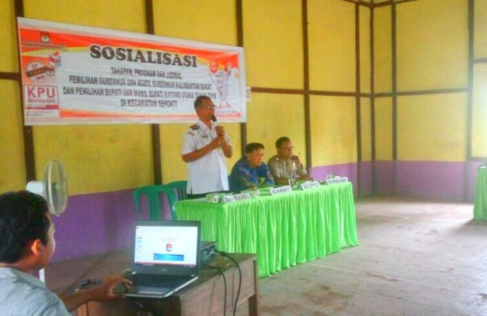 Camat Seponti Ingatkan Hati-Hati Sikapi Pemilu