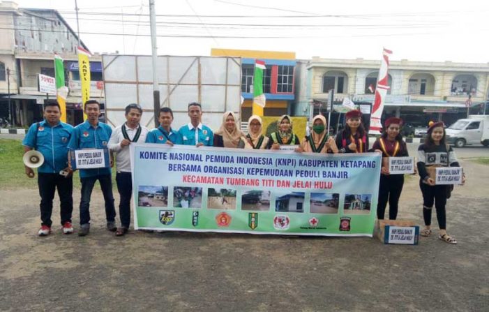 Bantu Korban Banjir, KNPI Bersama OKP Galang Dana