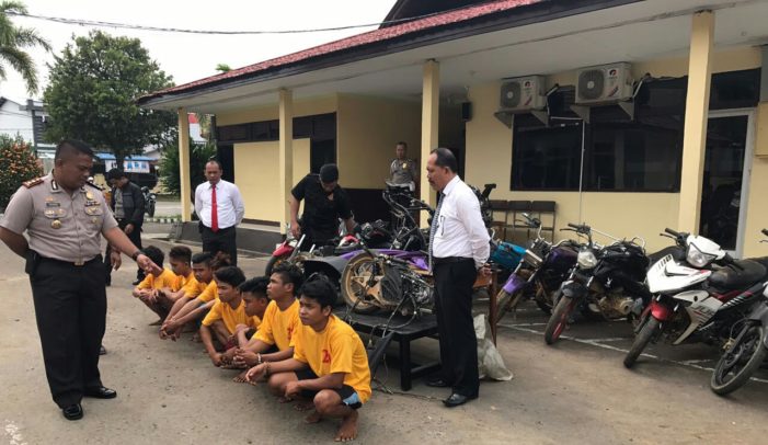Polisi Ringkus Delapan Spesialis Pelaku Curanmor