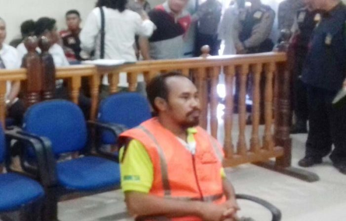 Pembakar Mobil Ketua FPRK Divonis 1,2 Tahun Penjara