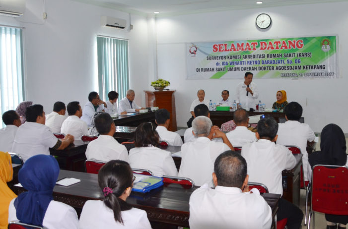 Surveyor KARS Kunjungi RSU Agoesdjam Ketapang