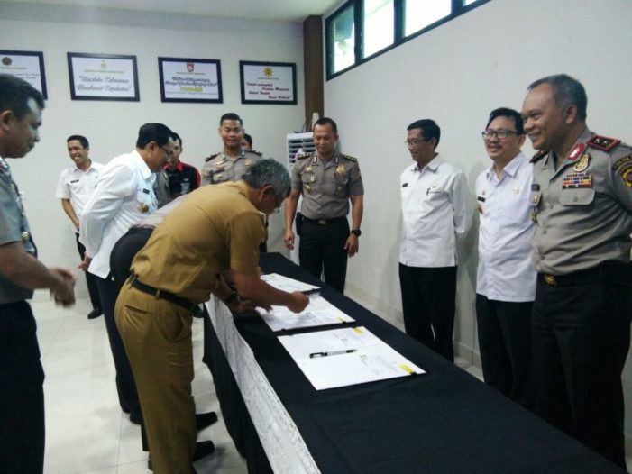 Bupati Teken MoU Program Proatif Rekrutmen Calon Anggota Polri
