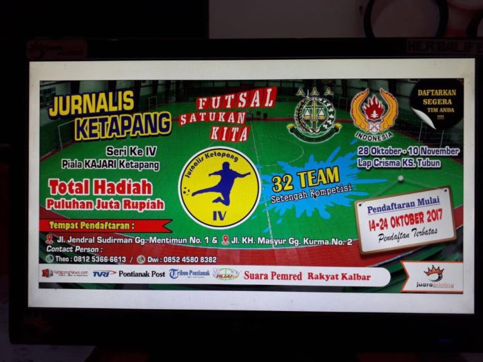 Piala Kajari, Jurnalis Ketapang Cup Segera Bergulir