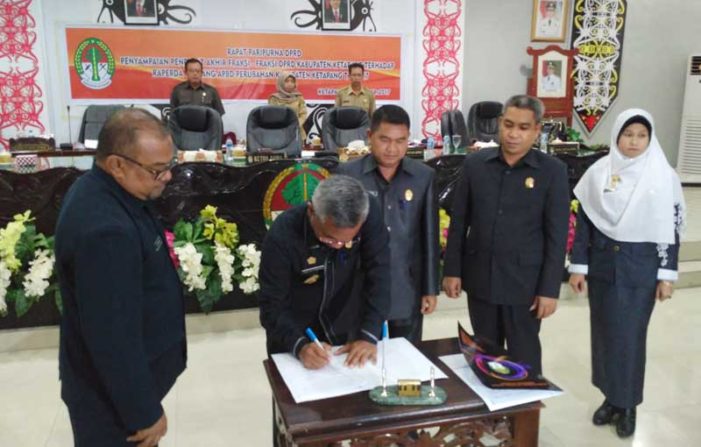 Enam Fraksi DPRD Setuju RAPBD di Perdakan