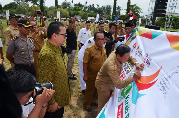 Kirab Pemuda Indonesia Sambangi Ketapang