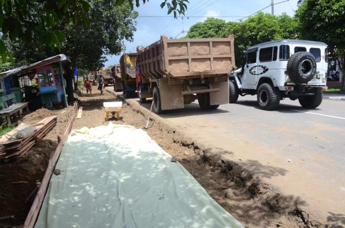 Peningkatan Infrastruktur Daerah Jalan Dalam Kota Dilebarkan