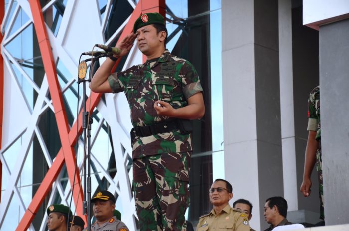 Dandim Inspektur Upacara Peringatan Hari Bela Negara ke 69