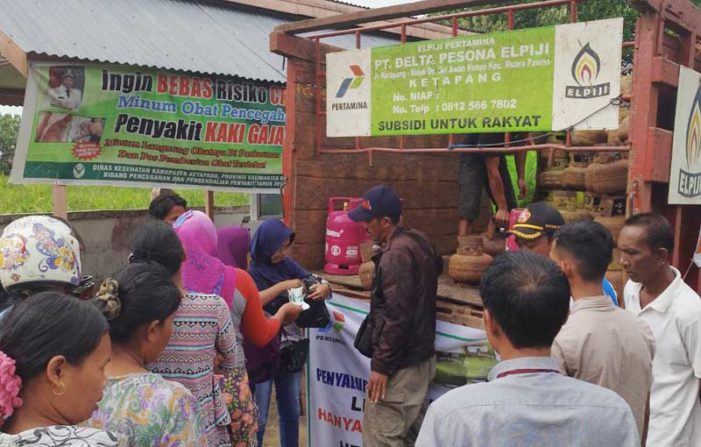 Polres Awasi Pendistribusian Elpiji 3 Kg di Paya Kumang