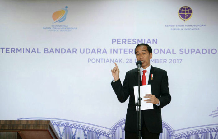 Presiden Jokowi Resmikan Terminal Baru Bandara Supadio
