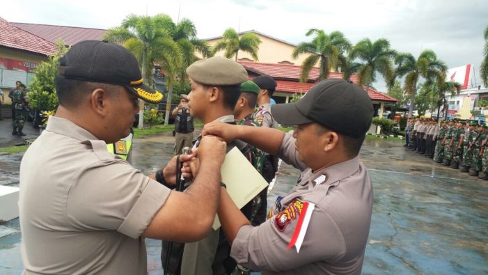Jelang Pilgub, Polres Ketapang Apel Gelar Pasukan