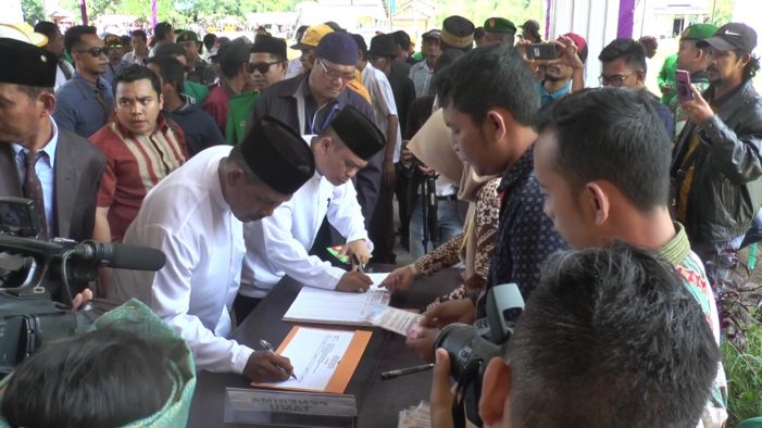 Paslon Citra Duani dan Efendi Ahmad Resmi Daftar ke KPU