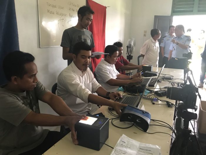 Warga Binaan Lapas Ketapang Rekam E-KTP