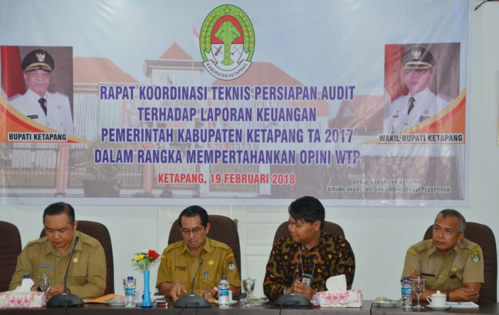 Pertahankan Opini WTP, Pemkab Gelar Rakor Teknis Persiapan Audit LKPD Tahun 2017