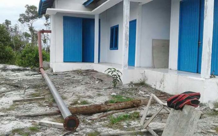 Proyek “Mangkrak” di Harapan Baru Belum Ada Progres