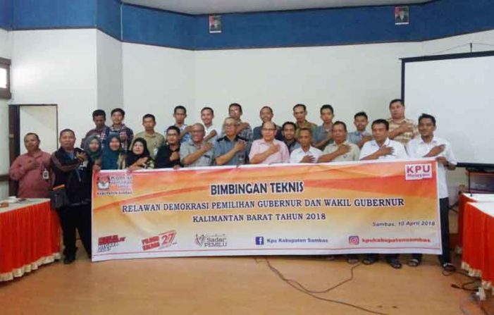 Tingkatkan Partisipasi Pemilih, KPU Sambas Bentuk Relawan Demokrasi