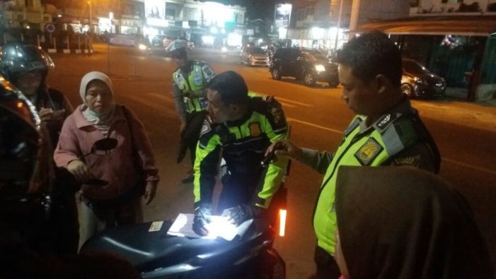 Satlantas Polres Ketapang Terus Lakukan Penertiban Pelanggar Lalu Lintas