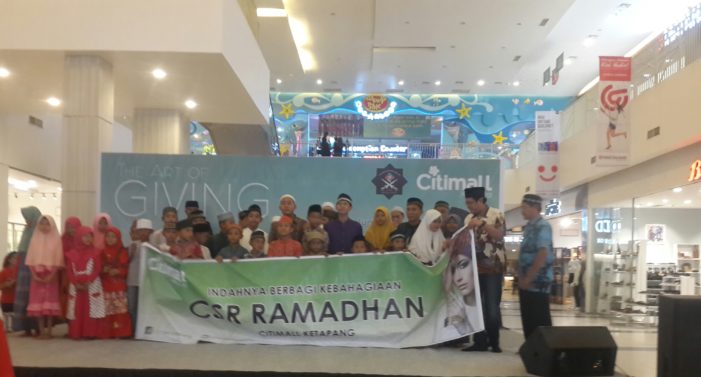 Indahnya Berbagi, Citimall Ketapang Buka Bersama Anak Yatim