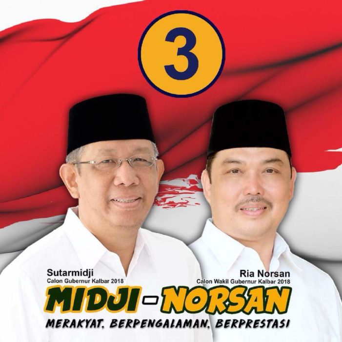 Pilgub Kalbar, Midji- Norsan Unggul di 11 Kabupaten/Kota