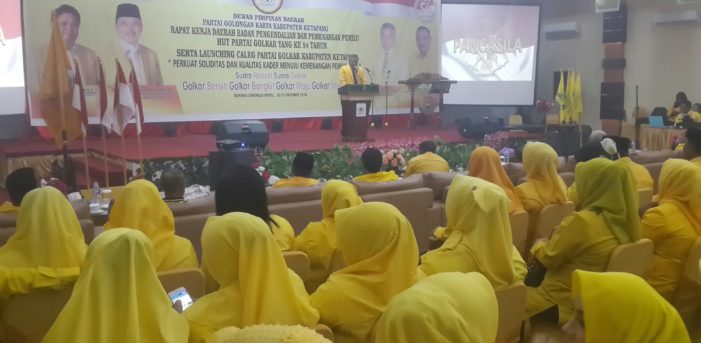 Ketua DPD Golkar Ketapang Buka Rakerda Bappilu