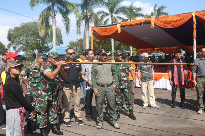 Lomba Menyumpit Piala Dandim 1203 Ketapang