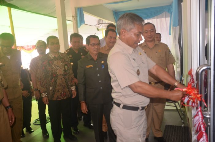 Bupati Lauching Sistem imformasi Layanan Keuangan