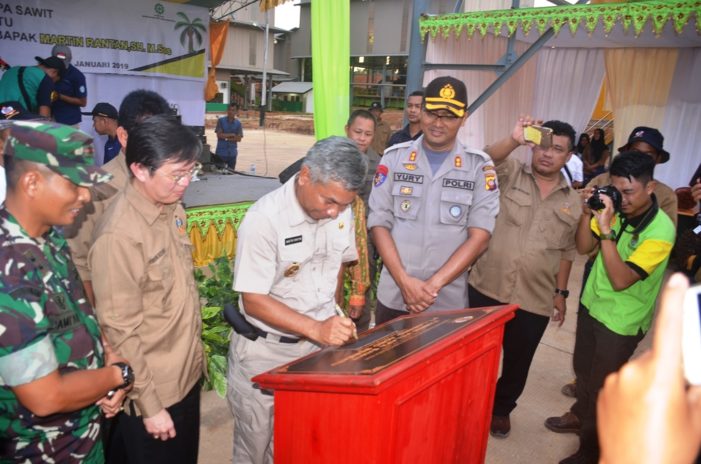Bupati Resmikan Pabrik PT Lanang Argo Bersatu