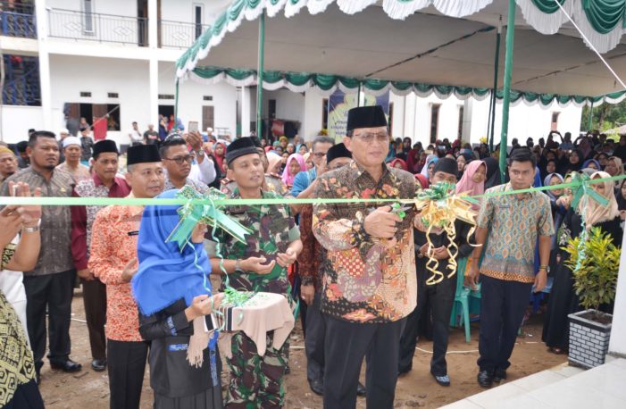 Wabup Resnikan Penggunaan Gedung Asrama Santri Putri Pondok Pesantren Mambaul Khairat