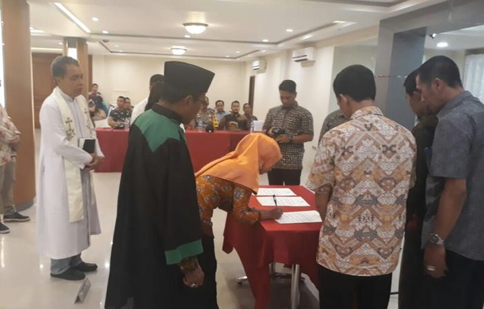 KPU Ketapang Lantik 40 Anggota PPK Tambahan Pasca Putusan MK