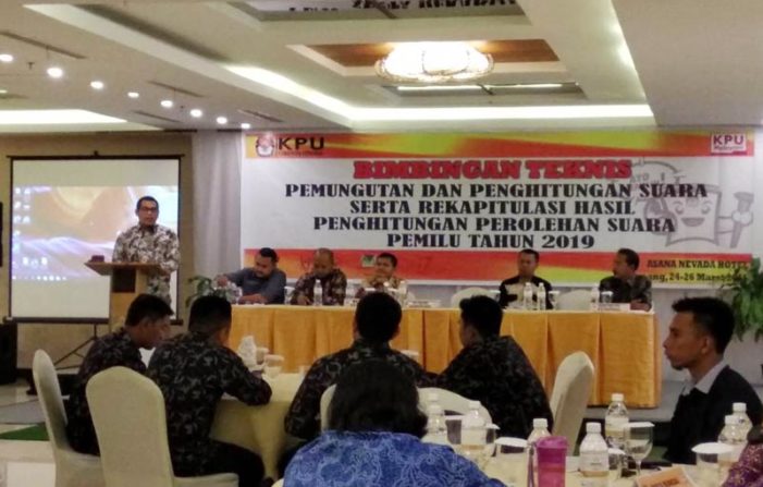 100 PPK Ikuti Bimtek Pemungutan Suara Untuk Pemilu 2019