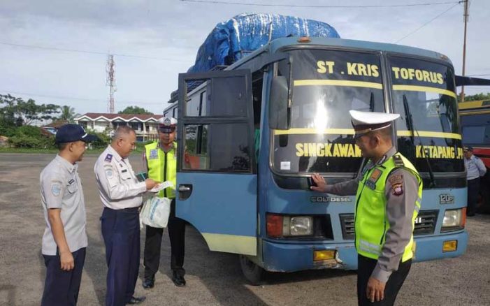 Dishub dan Polres Cek Kesiapan Angkutan Umum Jelang Lebaran