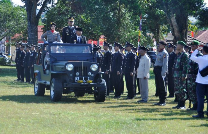 HUT Bhayangkara Ke-73, Bupati Sampaikan Sambutan Presiden