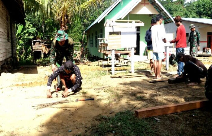 Dua Gereja di Sekukun Hulu Sungai Direnovasi