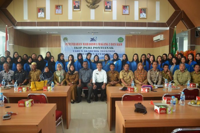 Sekda Terima 77 Mahasiswa KKM IKIP PGRI