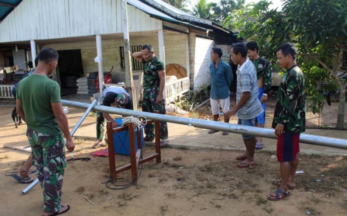 Satgas TMMD Ketapang Merubah Aur Gading Menjadi Terang