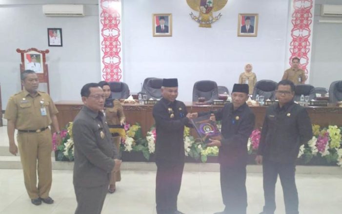 DPRD Setujui Raperda APBD Perubahan Tahun 2019