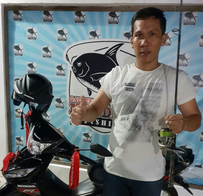 Lomba Mancing Galatama Mandala, Agus Raih Jackpot Motor