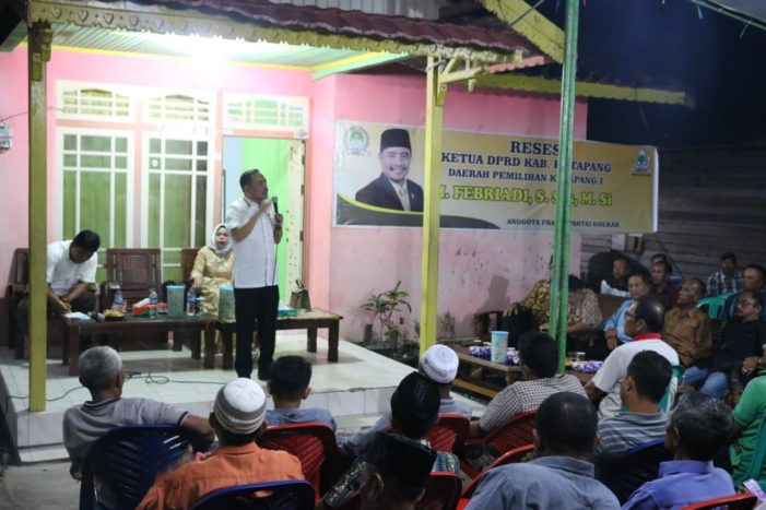 Reses Ketua DPRD Ketapang M. Febriadi Serap Aspirasi Masyarakat