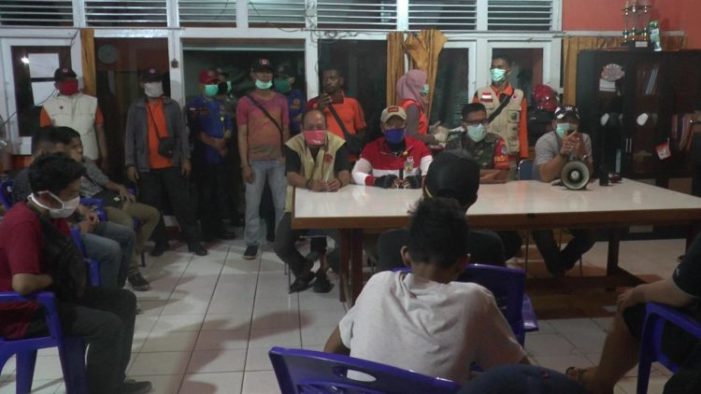 39 Warga Bandel Nongkrong Ditengah Darurat Covid-19 Diamankan