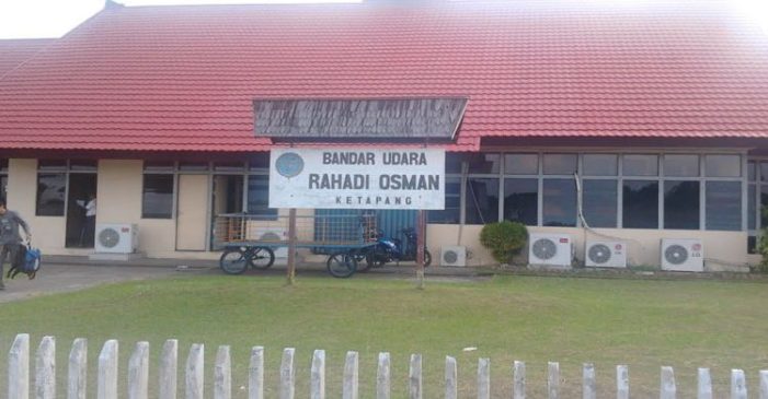 Penerbangan di Bandara Rahadi Oesman Ketapang Dihentikan