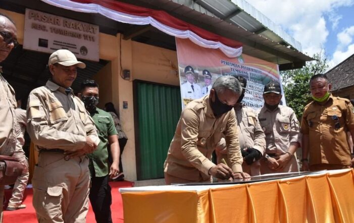 Pasar Rakyat Tumbang Titi Rp 1,3 Miliar Diresmikan